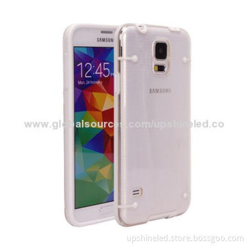 Drop-resistant PC Cases for Samsung Galaxy S5 Decorated by TPU